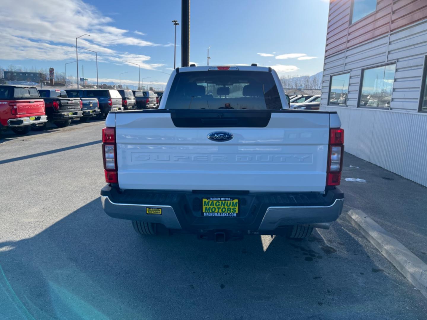 2021 White /Black Ford F-250 SD (1FT7W2BT1ME) , located at 1960 Industrial Drive, Wasilla, 99654, (907) 274-2277, 61.573475, -149.400146 - Photo#3